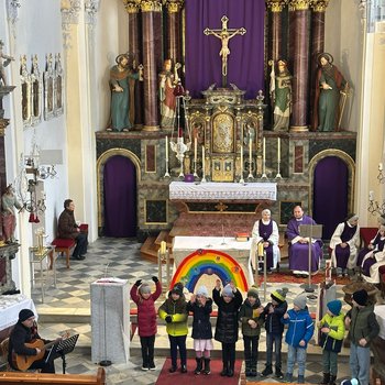 Vorstellung der Erstkommunionkinder in St. Jodok